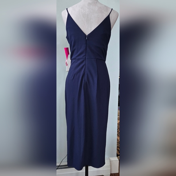 Betsey Johnson Tulip dress crossover V front & back sz 6 - Picture 8 of 12